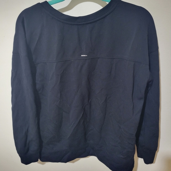 Mondetta Performance Oversized Crewneck Sweatshirt Black Size M - Picture 4 of 4